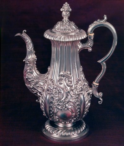 Koffiepot door John Watson, Sheffield, 1818 door English School